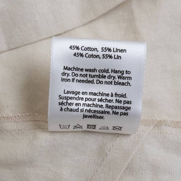 ✨ Decade Studio Dana Camisole Linen Cotton Cropped Top Ivory  Size 2-4 - Picture 11 of 11